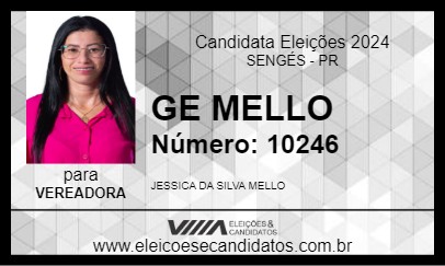 Candidato GE MELLO 2024 - SENGÉS - Eleições