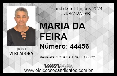 Candidato MARIA DA FEIRA 2024 - JURANDA - Eleições