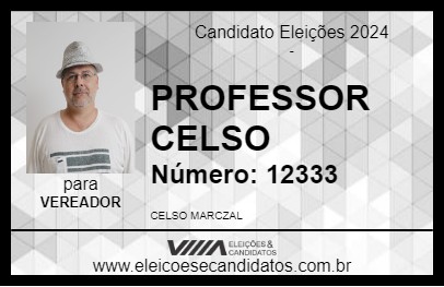 Candidato PROFESSOR CELSO 2024 - UNIÃO DA VITÓRIA - Eleições