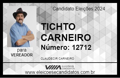 Candidato TICHTO CARNEIRO 2024 - UNIÃO DA VITÓRIA - Eleições