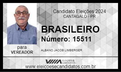 Candidato BRASILEIRO 2024 - CANTAGALO - Eleições