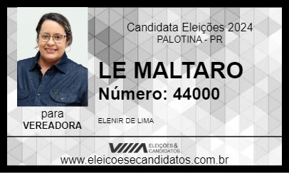 Candidato LÊ MALTAURO 2024 - PALOTINA - Eleições