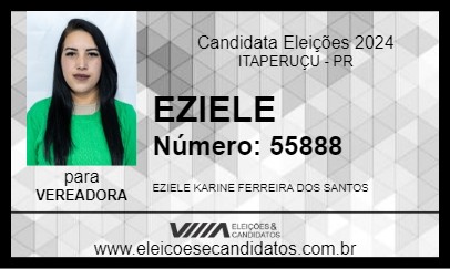 Candidato EZIELE  2024 - ITAPERUÇU - Eleições