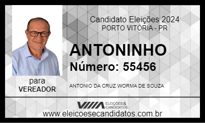 Candidato ANTONINHO 2024 - PORTO VITÓRIA - Eleições