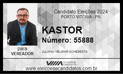 Candidato KASTOR 2024 - PORTO VITÓRIA - Eleições