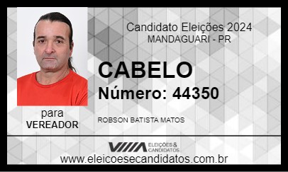 Candidato CABELO 2024 - MANDAGUARI - Eleições