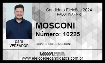 Candidato MOSCONI 2024 - PALOTINA - Eleições