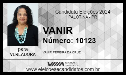 Candidato VANIR 2024 - PALOTINA - Eleições