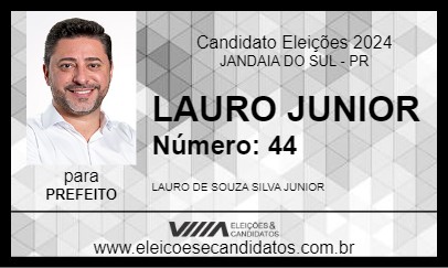 Candidato LAURO JUNIOR 2024 - JANDAIA DO SUL - Eleições