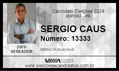 Candidato SERGIO CAUS 2024 - IBIPORÃ - Eleições