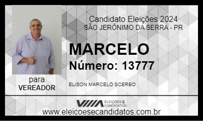 Candidato MARCELO 2024 - SÃO JERÔNIMO DA SERRA - Eleições