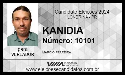 Candidato KANIDIA 2024 - LONDRINA - Eleições