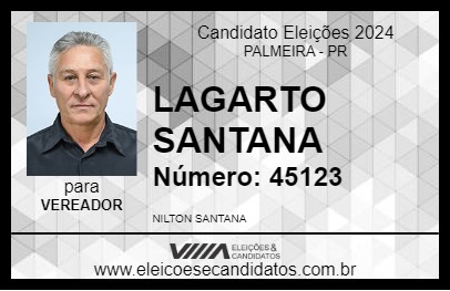 Candidato LAGARTO SANTANA 2024 - PALMEIRA - Eleições