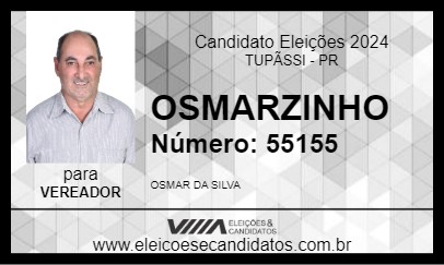 Candidato OSMARZINHO 2024 - TUPÃSSI - Eleições