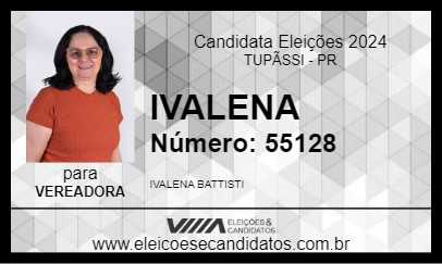 Candidato IVALENA 2024 - TUPÃSSI - Eleições