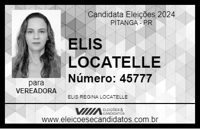 Candidato ELIS LOCATELLE 2024 - PITANGA - Eleições