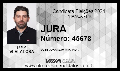 Candidato JURA 2024 - PITANGA - Eleições