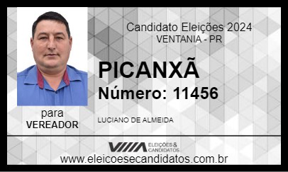 Candidato PICANXÃ 2024 - VENTANIA - Eleições