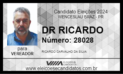 Candidato DR RICARDO 2024 - WENCESLAU BRAZ - Eleições