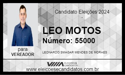 Candidato LEO MOTOS 2024 - SÃO JOSÉ DA BOA VISTA - Eleições