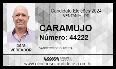 Candidato CARAMUJO 2024 - VENTANIA - Eleições