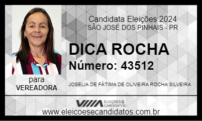 Candidato DICA ROCHA 2024 - SÃO JOSÉ DOS PINHAIS - Eleições