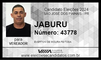 Candidato JABURU 2024 - SÃO JOSÉ DOS PINHAIS - Eleições