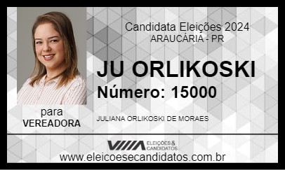 Candidato JU ORLIKOSKI 2024 - ARAUCÁRIA - Eleições