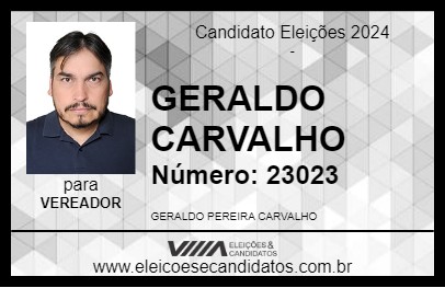 Candidato GERALDO CARVALHO 2024 - ARAUCÁRIA - Eleições