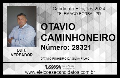 Candidato OTAVIO CAMINHONEIRO 2024 - TELÊMACO BORBA - Eleições