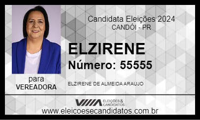 Candidato ELZIRENE 2024 - CANDÓI - Eleições