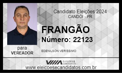 Candidato FRANGÃO 2024 - CANDÓI - Eleições