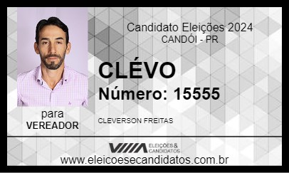 Candidato CLÉVO 2024 - CANDÓI - Eleições