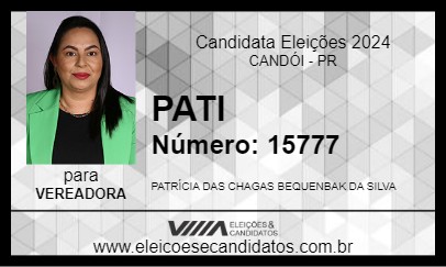 Candidato PATI 2024 - CANDÓI - Eleições