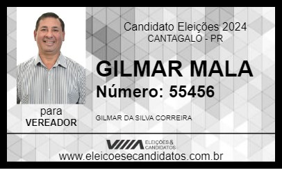 Candidato GILMAR MALA 2024 - CANTAGALO - Eleições