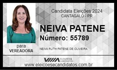 Candidato NEIVA PATENE 2024 - CANTAGALO - Eleições