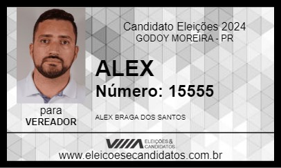 Candidato ALEX 2024 - GODOY MOREIRA - Eleições