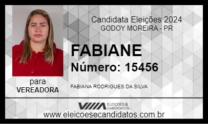 Candidato FABIANE 2024 - GODOY MOREIRA - Eleições