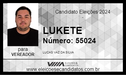 Candidato LUKETE 2024 - CAMPINA DA LAGOA - Eleições