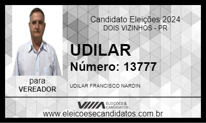 Candidato UDILAR 2024 - DOIS VIZINHOS - Eleições