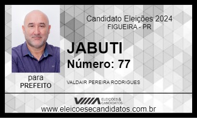 Candidato JABUTI 2024 - FIGUEIRA - Eleições