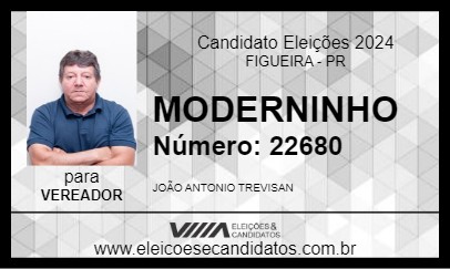 Candidato MODERNINHO 2024 - FIGUEIRA - Eleições