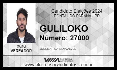 Candidato GULILOKO 2024 - PONTAL DO PARANÁ - Eleições