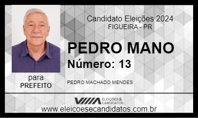 Candidato PEDRO MANO 2024 - FIGUEIRA - Eleições