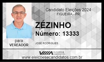 Candidato ZÉZINHO 2024 - FIGUEIRA - Eleições