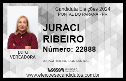 Candidato JURACI RIBEIRO 2024 - PONTAL DO PARANÁ - Eleições