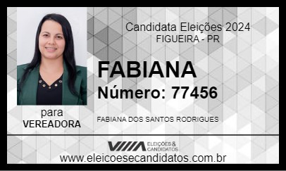 Candidato FABIANA 2024 - FIGUEIRA - Eleições