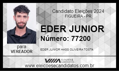 Candidato EDER JUNIOR 2024 - FIGUEIRA - Eleições