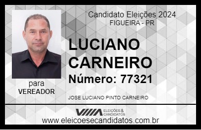 Candidato LUCIANO CARNEIRO 2024 - FIGUEIRA - Eleições