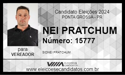 Candidato NEI PRATCHUM 2024 - PONTA GROSSA - Eleições